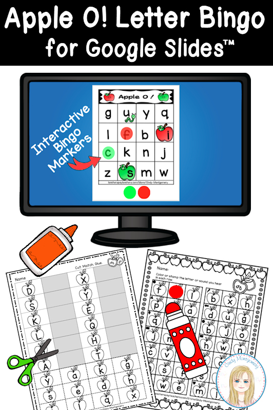 Interactive Letters Bingo Game for Google Slides | Every Day Is The Weekend